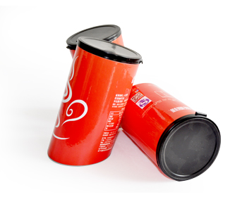 圓形紙罐，一種綠色健康的包裝方式！