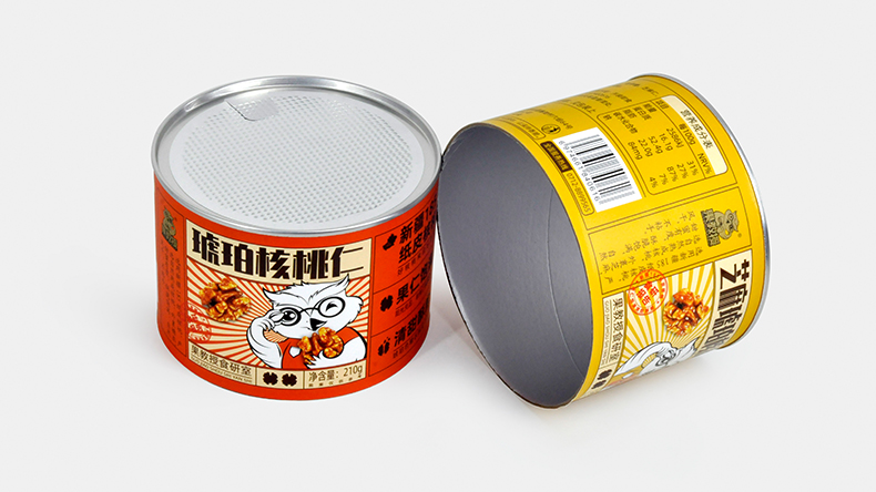 堅果食品紙罐包裝 堅果食品紙罐包裝